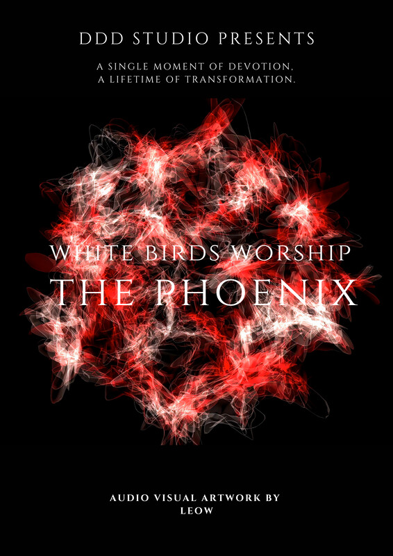White Birds Worship the Phoenix - Poster